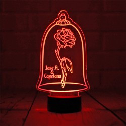Lámpara Personalizada Rosa
