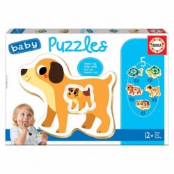 Puzzle para bebé animales a...