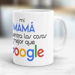 Taza "Mamá Google"